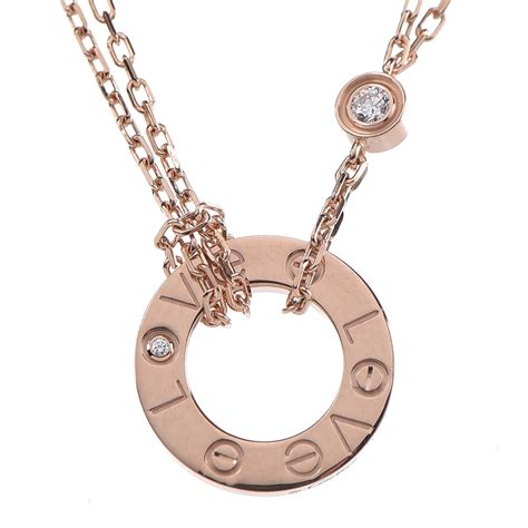 cartier love pendente|diamond love pendant necklace.